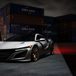 2017 Acura NSX HRE Wheels 5K Wallpapers