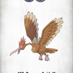022 Character Fearow Onidrill
