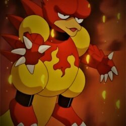 Magmar, the Spitfire Pokemon by Pokemonsketchartist