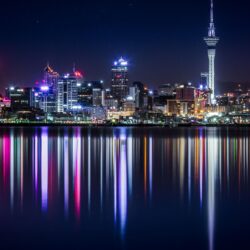 Auckland At Night Wallpapers