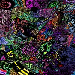 Psychedelic Art Color Detail Dark Monsters Wallpapers Fresh