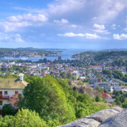 View from the hill on the Oslo wallpapers and image
