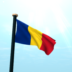 Romania Flag 3D Live Wallpapers