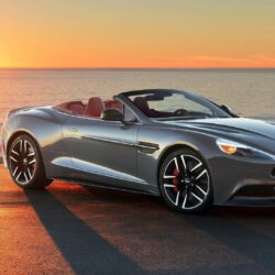 Aston Martin Vanquish Volante Sunset Wallpapers