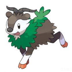 Skiddo the evolution of Go goat from Pokemon X and Y