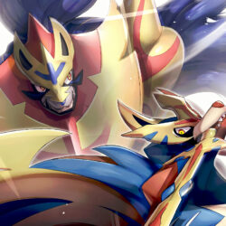 Zacian and Zamazenta Pokemon Sword and Shield 4K Wallpapers