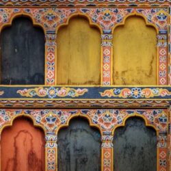 Nexus Wallpapers: Architectural detail of Rinpung Dzong in Paro