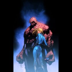 The Thing and Invisible Woman Wallpapers at Wallpaperist