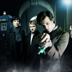 TARDIS, Matt Smith, BBC, Sherlock Holmes, Eleventh Doctor, The