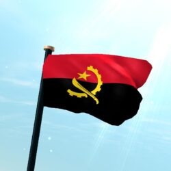 Angola Flag 3D Free Wallpapers for Android