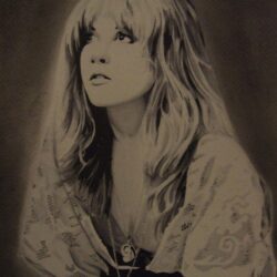 Stevie Nicks of Fleetwood Mac by Markbickley
