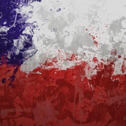 Chile flag with paint drops wallpapers