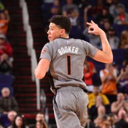 2/4/16 Suns playing against the Rockets. Booker has been chosen to