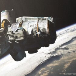 Argo space station. Wallpapers from BattleTech