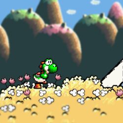 free computer wallpapers for super mario world 2 yoshis island