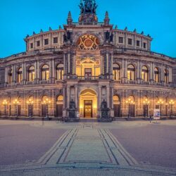 Dresden Opera Hous HD Wallpaper, Backgrounds Image