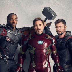 Wallpapers Avengers: Infinity War, Falcon, Iron Man, Thor, 4K, Movies