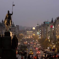 Wenceslas Square in Prague Computer Wallpapers, Desktop