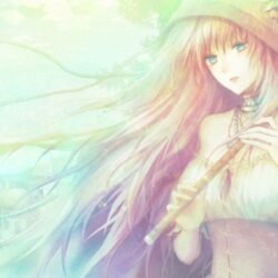 Anime girl flute Wallpapers HD, HD Desktop Wallpapers