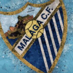Download wallpapers Malaga CF, 4k, creative logo, Spanish football
