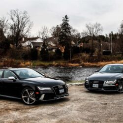 2014 Audi RS7 Black HD Wallpapers