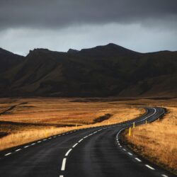 Wallpapers Iceland, 4k, 5k wallpaper, road, mountains, clouds, OS