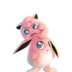 Jigglypuff and Wigglytuff by francis