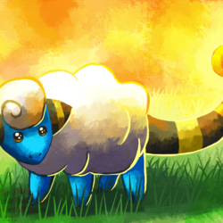 A wild Mareep appeared! by SunsetTheDragon