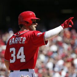 Bryce Harper’s frequent walks indicative of comfort at the plate