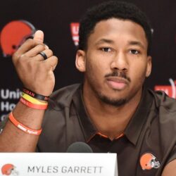 Steelers OT responds to Myles Garrett wanting to sack Ben