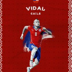Arturo Vidal of Chile wallpaper.