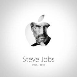 Steve Jobs Apple Homage desktop PC and Mac wallpapers