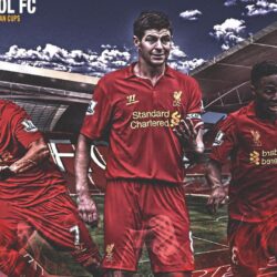 Daniel sturridge liverpool fc luis suarez steven gerrard wallpapers