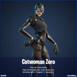 Catwoman Zero Fortnite wallpapers