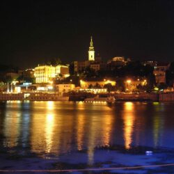 Belgrade At Night, Serbia