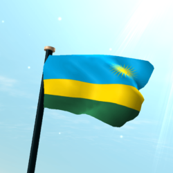 Rwanda Flag 3D Free Wallpapers