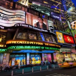 Pix For > Times Square Wallpapers At Night