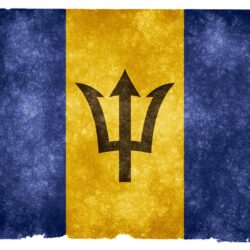 Barbados Grunge Flag HD Wallpapers