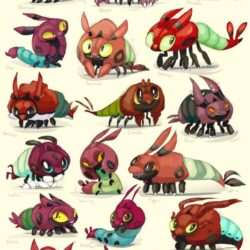 Venipede Variations by fizzycurrant