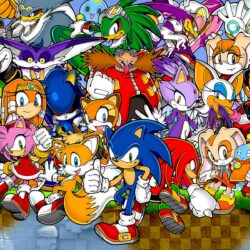 Sonic The Hedgehog And Friends Wallpapers by SonicTheHedgehogBG on