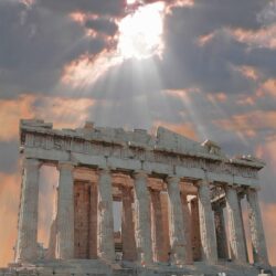 Parthenon acropolis athens wallpapers Stock Free Image