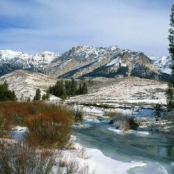 Mountain: Water Colorado Boulder Wonter Nature Trees Snow Mountain