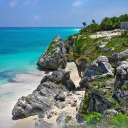 Mexico sian tulum beaches green wallpapers