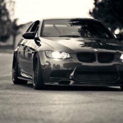 Black Bmw Monochrome Car M3 » Car Wallpapers, Photos and Videos