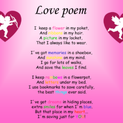 Beautiful Photos in the World on Poem of love