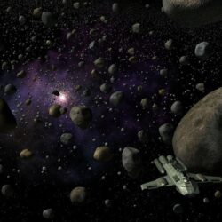 Asteroid Belt Between Mars And Jupit HD Wallpaper, Backgrounds Image