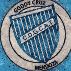 Download wallpapers Godoy Cruz Antonio Tomba, 4k, logo, geometric