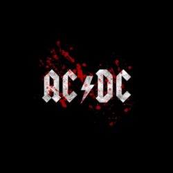 AC/DC Blood Logo HD desktop wallpapers : Widescreen : Fullscreen
