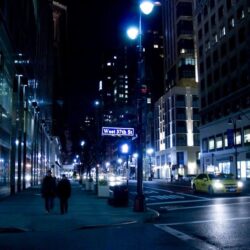 City Street Night HD desktop wallpapers : High Definition