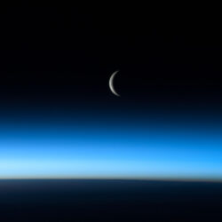 Moon from International Space Station wallpapers